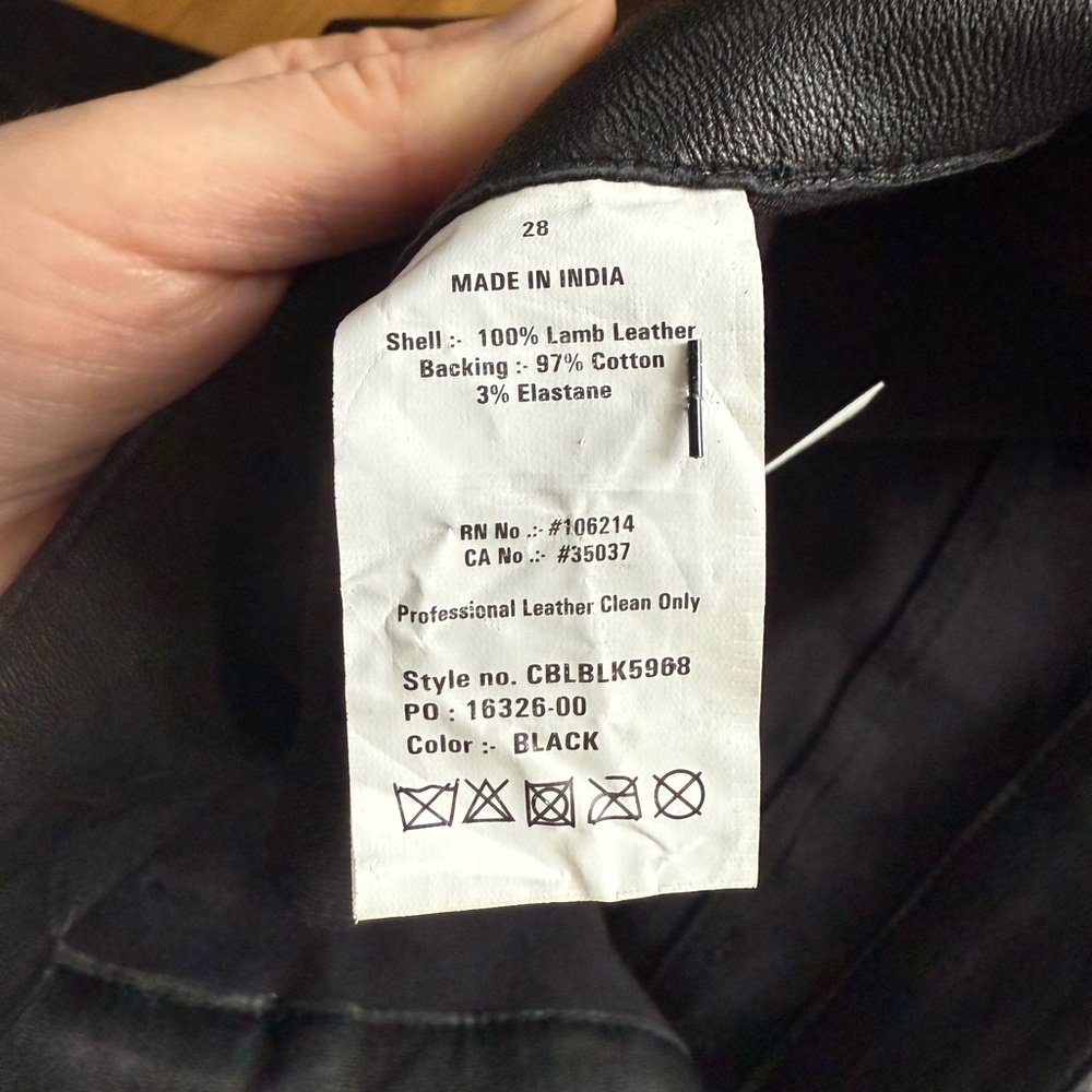 Black Leather Joes Jeans